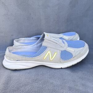 New Balance Shoes Womens Size 9.5 Gray Blue Slip-On Mule Clog Walking WW520GY